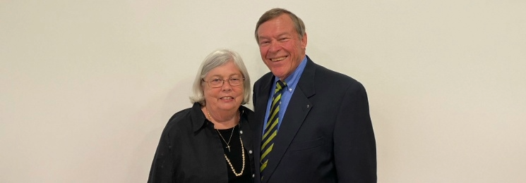 Bob Christiansen and wife